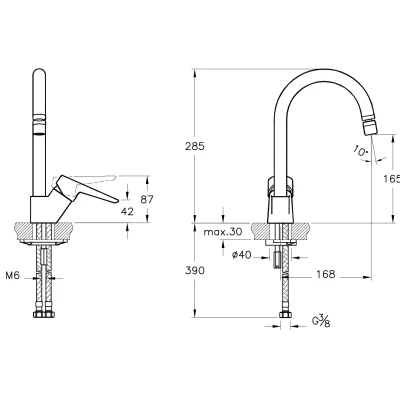 Artema Solid S Sink Mixer